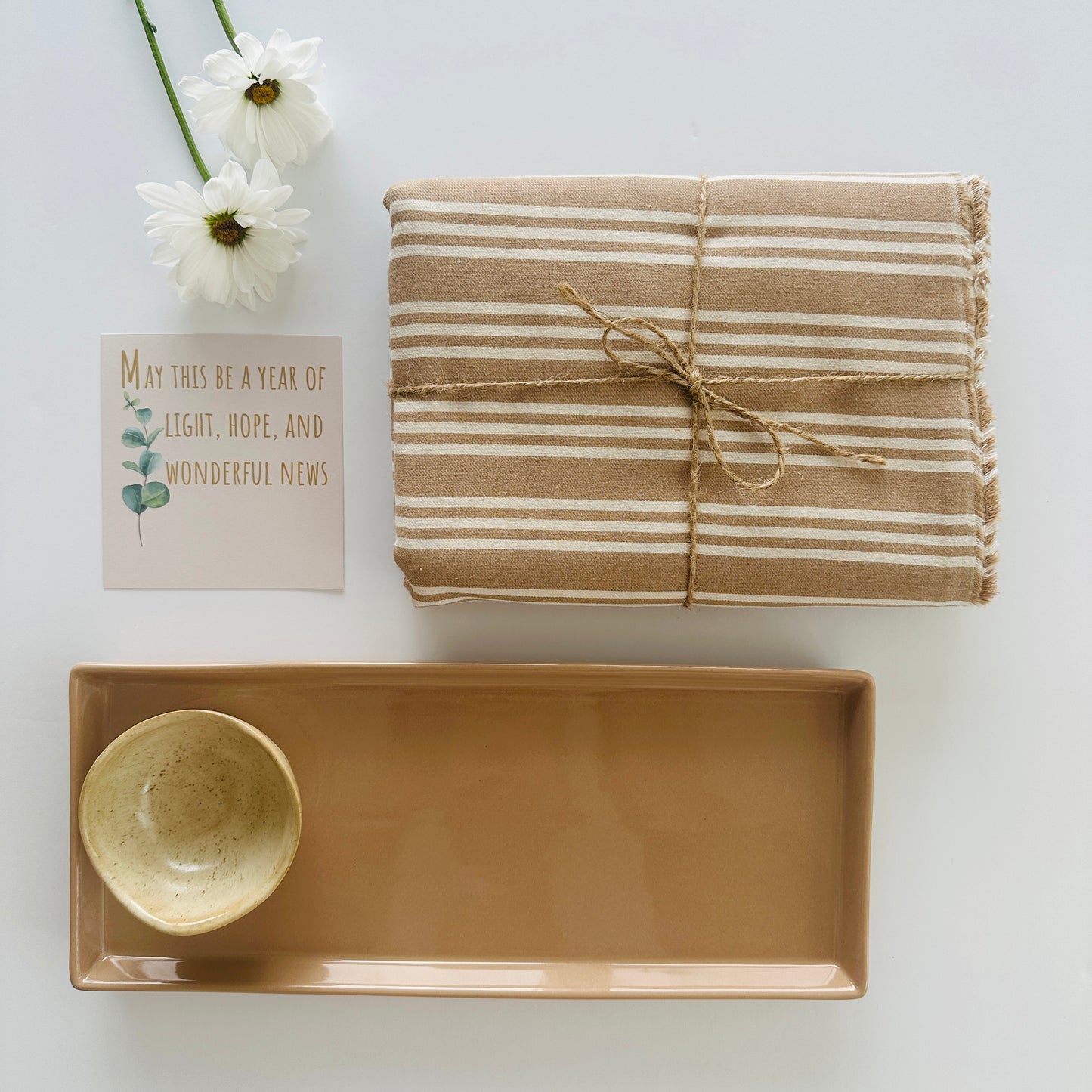 Elegant Rosh Hashanah Table & Serving Set