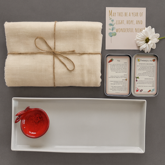 Festive Linen Table & Serving Set