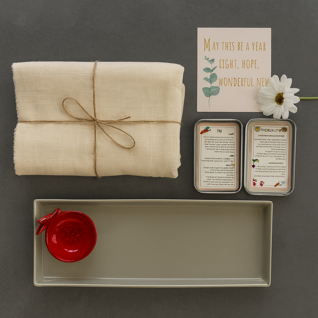 Festive Linen Table & Serving Set