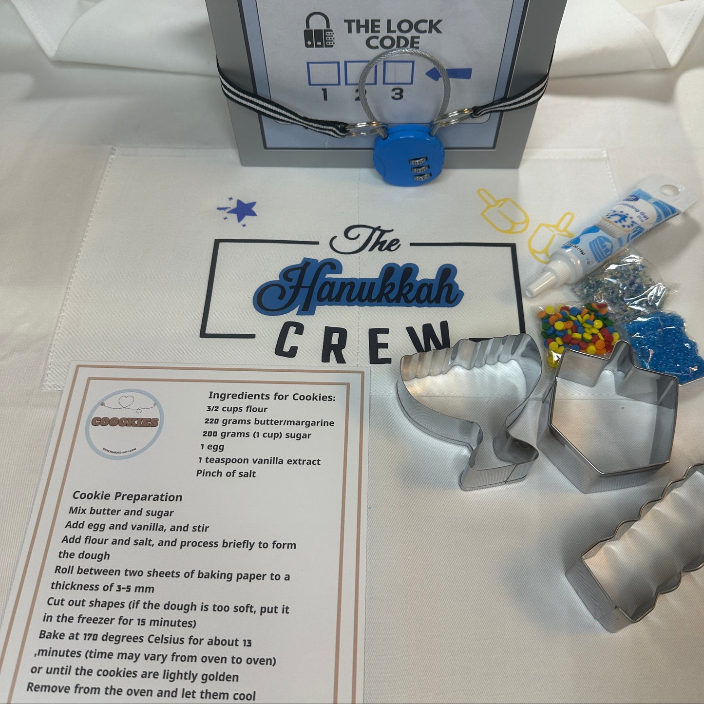 Eight Night Challenge- Hanukkah Baking Escape Box/Medium Level